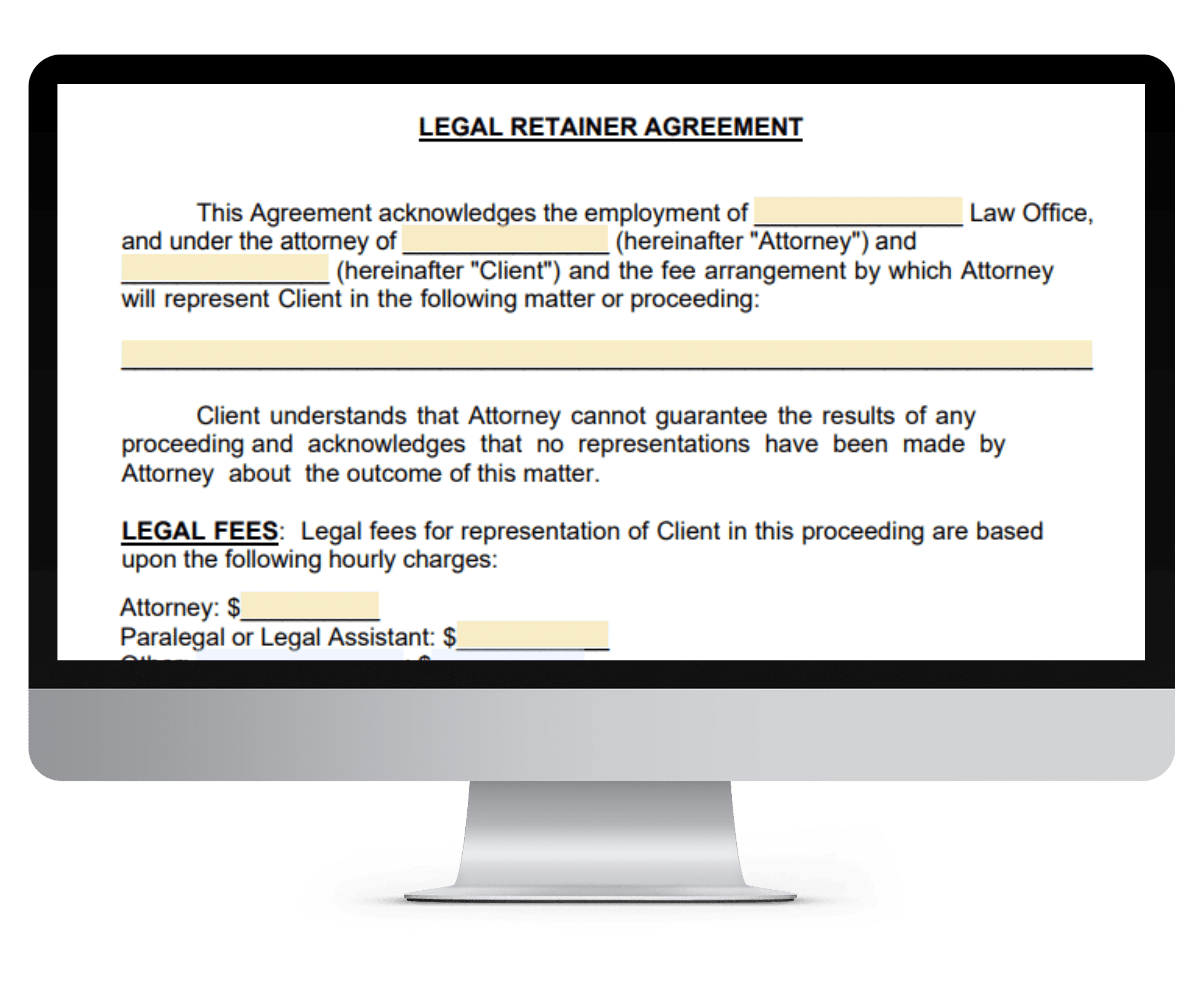 automatically create documents for e-signature 