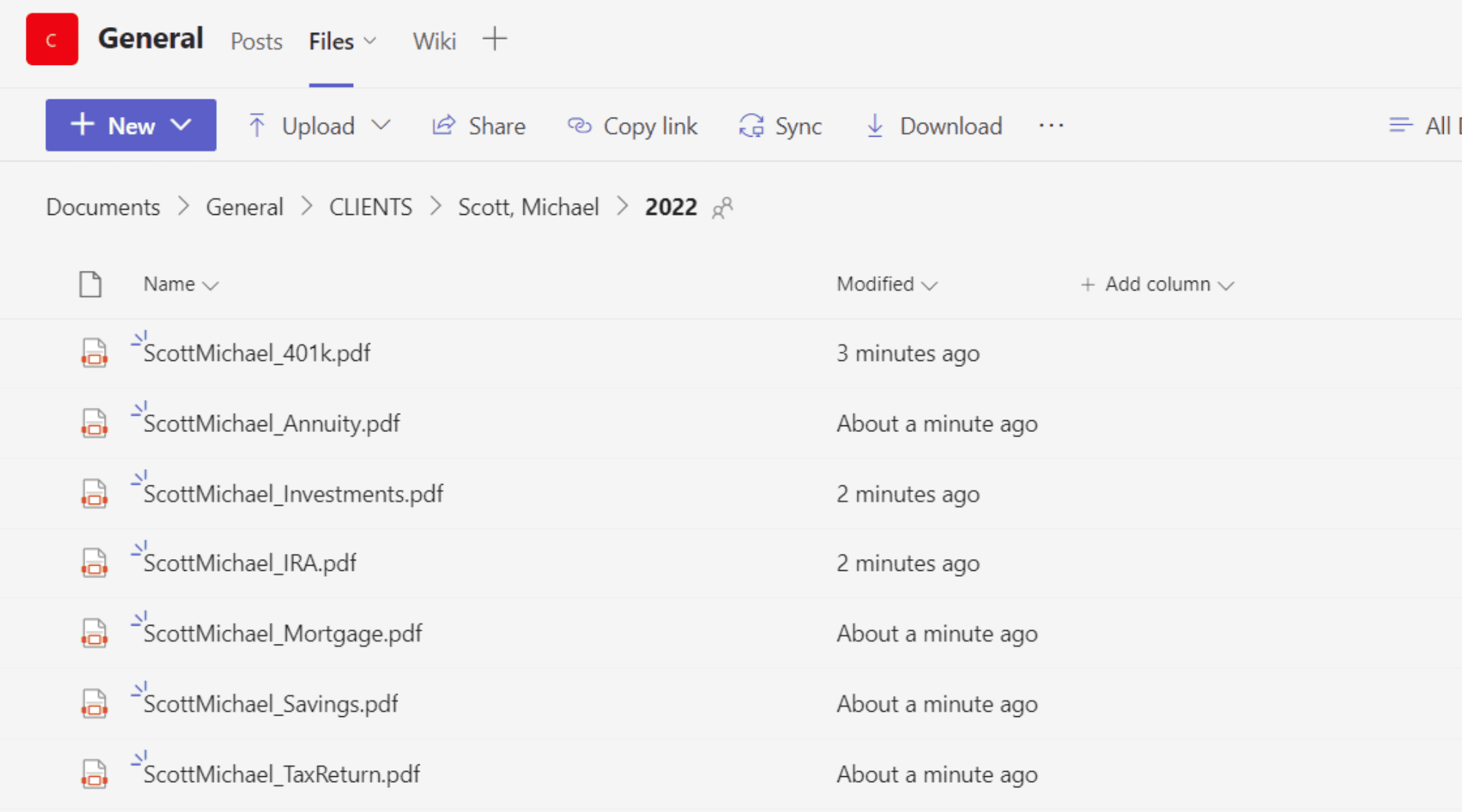 How to Automatically save Attachments from Outlook into a Client Folder in Teams